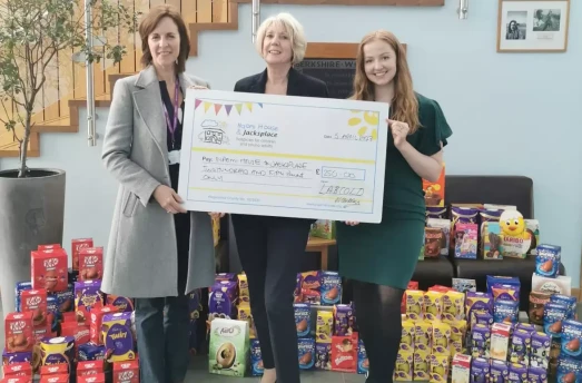 Labcold and Pertemps Basingstoke Play Easter Bunny for Hospice